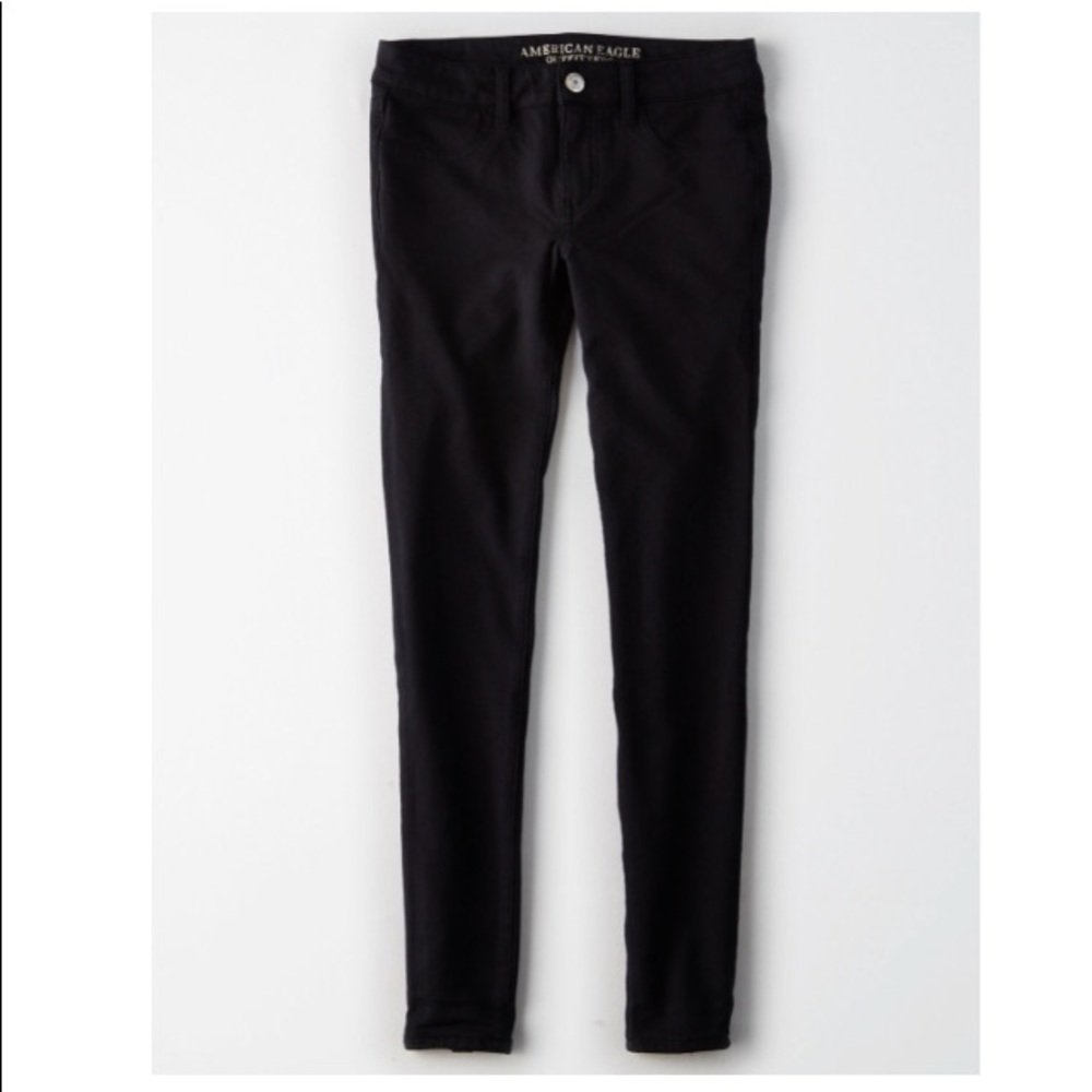 American Eagle black skinny stretch jegging size 4